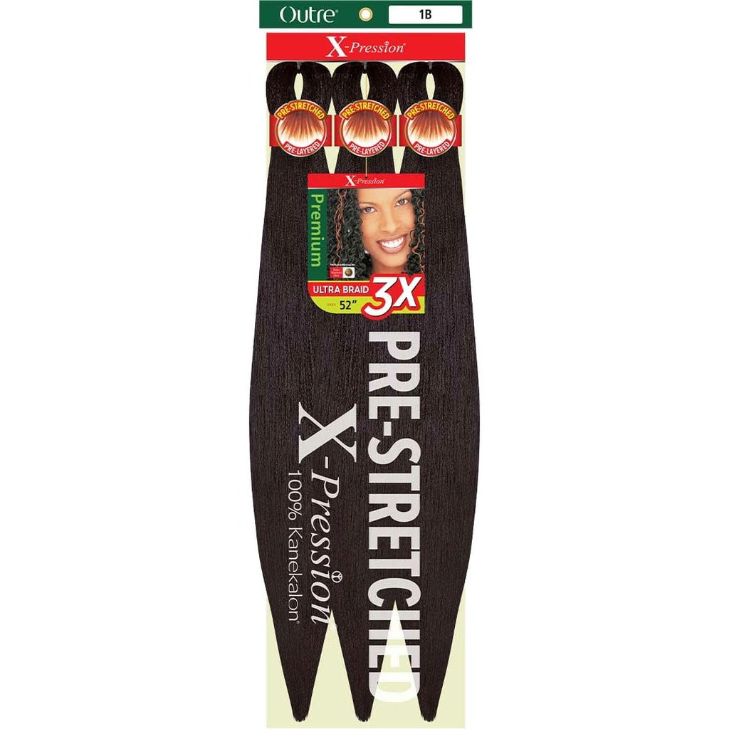 OUTRE SYNTHETIC PRE STRETCHED ULTRA BRAID - XPRESSION 3X 52”