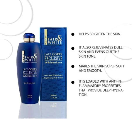Fair and White Exclusive Whitenize Body Lotion 500ml